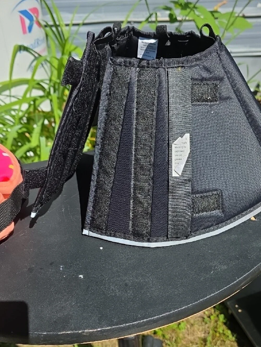 The Comfy Cone Soft Pet Recovery Collar - Black